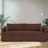 preiswerte Sofabezug-Sofabezug passend für Hyltarp-Sofa, einfarbig, gesteppte Polyester-Schonbezüge