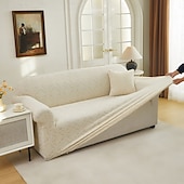 baratos Cobertura de Sofa-Capa elástica para sofá em jacquard, capa moderna de poliéster e elastano para sofás de 1/2/3/4 lugares, secionais e reclináveis - lavável à máquina, protetor com padrões ornamentados, capa de