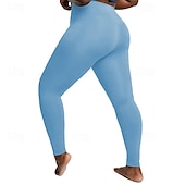 economico Sport Taglie Forti e Gravidanza-Per donna leggings da pilates pantaloni sportivi Leggings da yoga Tasca Leggero Pilates Palestra Corsa Pantaloni Nero Rosa polverosa Borgogna Spandex Taglie Forti Gli sport Abbigliamento sportivo