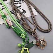 economico Lanyards e cinturini da polso per telefono-Nuovo telefono cellulare con ciondolo a forma di cartone animato, corda per appendere tracolla regolabile, etichetta stampata da donna, corda per appendere all&#039;aperto, viaggio, arrampicata, corda