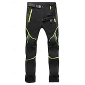 baratos Calças e Calções-Homens Calças de Trilha calças de caminhada Retalhos Ao ar livre Normal Prova-de-Água Secagem Rápida Leve Elástico Calças Cintura elástica Bolso Com Zíper Preto Verde Tropa Corrida Campismo