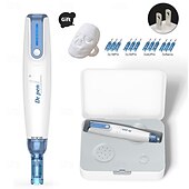 baratos Utensílios dermatológicos-Kit de máquina de microagulhamento dermapen elétrico sem fio Dr. Pen A9 para cuidados com a pele
