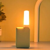 cheap Decorative Lights-4 Pcs simulation flame lamp candle lamp dynamic flame lamp bedside mini Usb atmosphere lamp small night lamp Halloween Christmas decoration lights