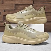 Χαμηλού Κόστους Ανδρικά Sneakers-Ανδρικά πλεκτά mesh αθλητικά παπούτσια με μπλε σόλα σε αντίθεση – ελαφριά και αναπνεύσιμα αθλητικά παπούτσια για τρέξιμο, καθημερινή προπόνηση, ταξίδια στην πόλη και ενεργό τρόπο ζωής.