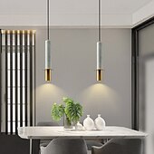 halpa Saarivalot-moderni led-riipusvalaisin pohjoismainen pitkäputkinen riippuvalaisin marmorinen kattokruunu minimalistinen luova kattovalaisin taidekoriste valaisin ruokasaliin keittiösaarekkeeseen