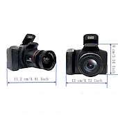 cheap Digital Camera-16-Megapixel Digital Camera With 1080P 16X Zoom Digital Image Stabilization Includes 600mAh battery 2.4-Inch Removable Lens Home Video Camera Maximum 128GB