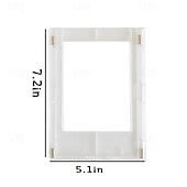 levne Sochy-6 ks mini magnetických fotorámečků na ledničku, sada magnetických fotorámečků pro kutily, zábavné samolepky na ledničku, promoce, Valentýn, dárek k narozeninám