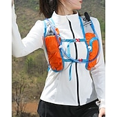 cheap Running Vest-Running Vest Water Pack Hydration Vest Sun Sleeves Reflective Waterproof Quick Dry Polyester for Marathon Hiking Jogging