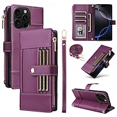 voordelige iPhone-hoesjes-Telefoonhoesje voor Samsung Galaxy S24 S23 S22 S21 Ultra Plus A55 A35 A25 A15 5G A54 A34 A14 A73 A53 A33 A23 A13 A72 A52 A42 A32 A22 A12 A02 Portemonneehoesje met standaardhouder, rits, volledige