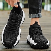 preiswerte Sneaker für Herren-Olivgrüne Wander-Sneaker für Herren – strapazierfähige Outdoor-Wanderschuhe mit atmungsaktivem Mesh und robuster Sohle für Trail-Walking, Camping und den täglichen Gebrauch im Freien