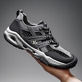 baratos Ténis para Homem-Tênis masculino cáqui para caminhada ao ar livre - tênis de corrida de trilha duráveis com malha respirável e sola antiderrapante para acampamentos, caminhadas e aventuras diárias ao ar livre