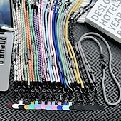 お買い得  その他のスマホケース-新しいユニセックスの携帯ストラップ、調節可能な2イン1ネックハンギングクロスボディバッグ、紛失防止ストラップ付き、屋外での持ち運びに便利