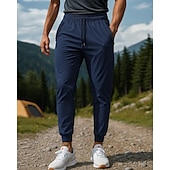 preiswerte Unterteile-Herren Wanderhosen Trainingshose Außen Normale Passform Wasserdicht Winddicht Atmungsaktiv Schnelltrocknend Hosen Elastischer Bund Schwarz Dunkelgrün Camping / Wandern Golfspiel Laufen XS S M L XL