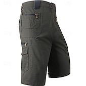 baratos Partes inferiores-Homens Calça Cargo Calças de Trilha calças de caminhada Ao ar livre Normal Secagem Rápida Leve Elástico Respirável Calção Calças Capri Verde Tropa Azul Tênis Golfe Corrida S M L XL XXL