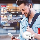 baratos Auscultadores TWS True Wireless-Fones de ouvido anc lenovo xt98 bluetooth v5.2, fones de ouvido sem fio verdadeiros com cancelamento de ruído ativo de 28 dB, fones de ouvido esportivos com microfone e cancelamento de chamadas