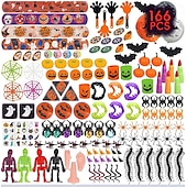 billiga Halloweenmask och rekvisita-Halloween mochi squishy leksaker med presentask mini kawaii mochi squishy leksak stresslindrande ångestpaket för barn festgåvor halloween miniatyrer halloween godispåsar presenter