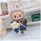billiga Dockkläder och tillbehörsset-17 cm vinyl dockkläder tillbehör för 6,7 tum handgjorda virkade kläder för vinylfigur modekläder unik stil (endast outfit)