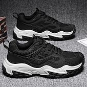 preiswerte Sneaker für Herren-Olivgrüne Wander-Sneaker für Herren – strapazierfähige Outdoor-Wanderschuhe mit atmungsaktivem Mesh und robuster Sohle für Trail-Walking, Camping und den täglichen Gebrauch im Freien