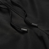 economico Tute da ginnastica-Per uomo Tuta da Ginnastica Pantaloni da Tuta Felpa con cappuccio e zip Tasca Blocco di colori Completo Abbigliamento Autunno Nero Blu marino scuro Palestra Allenamento Sportivo Antivento Manica Lunga