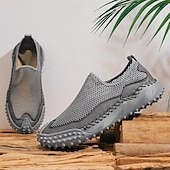 billige Sneakers til herrer-Brune sportsandaler for menn med pustende nettingoverdel og sklisikker såle for strand og fotturer