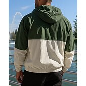 economico Giacche da corsa-Per uomo Giaccia da corsa Giacca da esterno Cerniera completa Manica Lunga Abbigliamento esterno Sportivo Blocco di colori Protezione Solare Leggero Traspirante Tennis Golf Corsa abbigliamento