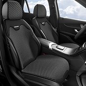 cheap Car Seat Covers-High-End Comfortable Car Seat Cover  Universal Type Compatible with Airbags Suitable for Sedans Trucks Vans SUVs All Season Universal Combination Set Black and Gray and White