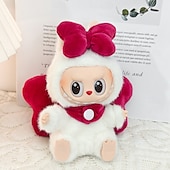 preiswerte Puppenbekleidungs- und Zubehörsets-Kleidungsset für 17cm Puppen ForLabubu Modekleidung Zubehör Outfit geeignet für 6,69 Zoll (17cm) Puppe weiche Baumwollkleidung Ersatz keine Puppe NUR Kleidung