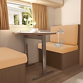 economico Copridivano-Copricuscini per dinette per camper in seta di latte elasticizzata e impermeabile, dal design spesso, resistente e antiscivolo, facili da pulire, adatti a tutte le stagioni, per sedili di camper.