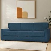 cheap Sofa Cover-Sofa Cover Suitable For BÅRSLÖV Sofa Solid Color Quilted Polyester Slipcovers