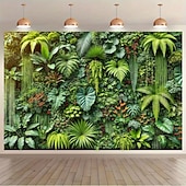 Недорогие пейзаж гобелен-Искусственный настенный гобелен с растениями настенное искусство большое панно фотографический фон плед занавеска для дома спальни гостиной