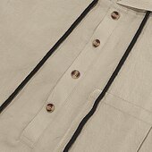 voordelige basis t-shirts-Voor heren T-shirt Henley-shirt T-shirts Shirt met korte mouwen Korte mouw Capuchon Zomer Lente Effen Modieus Ontwerper Basic Knop Vakantie Straat Uitgaan Zwart Wit Geel Top T-shirt voor mannen