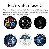 economico Smartwatch-Orologio intelligente C15Pro con schermo AMOLED HD da 1,52 pollici, tracker NFC, Bluetooth, chiamata, monitoraggio della salute