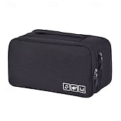 baratos Arrumação e Organização-bolsa de viagem para guardar sutiãs e meias, organizador leve multicamadas com fecho de zíper, tecido durável, roxo, lavável à mão, várias cores disponíveis
