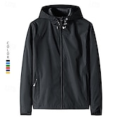 abordables Chaquetas impermeables-Hombre Chaqueta para exteriores Chaqueta para senderismo Impermeable Al aire libre Impermeable Resistente al Viento Trajes de senderismo Ropa de senderismo Primavera Otoño Camiseta Camping