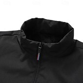 billiga Fleece &amp; 3 i 1-jackor-Herr Vindtät jacka Vandringsjacka Fleecejacka Vinter Utomhus Termisk Vindtät Fleecejackor Svart Blå Grå
