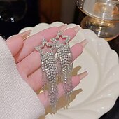 economico Orecchini-Per donna Orecchini a perno Tropicale Carte francesi Tropicale Elegante Orecchini Gioielli Argento Per Feste