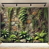 billige Skogteppe-Landskap Planter Hengende Teppe Veggkunst Stor Teppe Veggmaleri Dekor Fotograf Bakgrunn Blekk Gardin Hjem Soverom Stue Dekorasjon