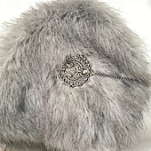 economico Cappotti &amp; Mantelli-Retrò Vintage Medievale Mascherata Scialle in pelliccia sintetica Vichingo Costume Per donna Vichingo Carnevale Capodanno Mascherata Festa &amp; Sera Adulti Scialle Autunno &amp; Inverno