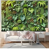 Недорогие пейзаж гобелен-Искусственный настенный гобелен с растениями настенное искусство большое панно фотографический фон плед занавеска для дома спальни гостиной