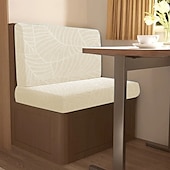 economico Copridivano-Copridivano impermeabile per dinette camper in jacquard a foglie, per esterni, antiscivolo, elasticizzato, per sedili auto e protezione di mobili.