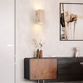 economico applique da esterno-Applique a LED da esterno impermeabile IP65 in pietra, per soggiorno, camera da letto, comodino, TV, lampada da parete artistica, applique da parete 110-240 V.