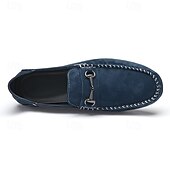 abordables Chaussures sans lacets &amp; mocassins-Mocassins en daim beige pour hommes avec boucle, légers et flexibles, parfaits pour une tenue de bureau décontractée, des soirées sociales et des journées de détente