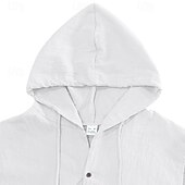 preiswerte Fitness Tank-Tops-Herren Tank Top Weste Unterhemd Ärmelloses Shirt Ärmellos Mit Kapuze Sommer Einfach Mode Designer Basic Knöpfe Urlaub Straße Ausgehen Schwarz Weiß Gelb Top T-Shirt für Herren
