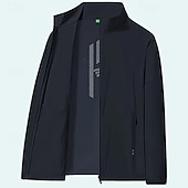 preiswerte Wasserdichte Jacken-Herren Outdoorjacke Wanderjacke Regenmantel Außen Sonnenschutz Wanderoutfits Wanderbekleidung Frühling Herbst Oberteil Camping / Wandern / Höhlenforschung Laufen Dunkelgrau Schwarz Blau