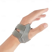 abordables Attelles et orthèses-Attelle de pouce CMC pour soulager les douleurs arthritiques, stabilisateur de pouce et support pour les douleurs articulaires liées à l&#039;arthrose, réglable et confortable, pour la main gauche, grande