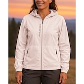 preiswerte Wasserdichte Jacken-Damen Windjacke Wanderjacke Hardshelljacke Außen Sonnenschutz Schnelltrocknend Leicht Atmungsaktiv Wanderoutfits Wanderbekleidung Frühling Herbst Jacke Klettern Camping / Wandern / Höhlenforschung