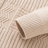 preiswerte Herrenpullover-Herren Pullover Pullover mit Viertelreißverschluss Strickpullover Zopfmuster Stricken Normale Oberteile Gestrickt Einfach Viertelreißverschluss Mode Lässig Urlaub Alltagskleidung Bekleidung Herbst