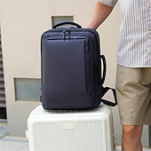 preiswerte College-Rucksäcke-Schlanker Unisex-Laptop-Rucksack für Schule und Büro – minimalistischer, wasserdichter Business-Tagesrucksack mit mehreren Fächern für Studenten und Berufstätige