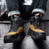 preiswerte Wanderstiefel-wasserdichte Winterwanderstiefel für Herren mit warmem Futter, rutschfeste Outdoor-Schneeschuhe für Trekking und Camping bei kaltem Wetter