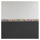 お買い得  抽象画-手作りの油絵キャンバス壁アート装飾モダン抽象白黒シンプルな漫画キャラクターホームデコレーション用ストレッチフレーム吊り下げ絵画/ロールキャンバス（フレームなし）